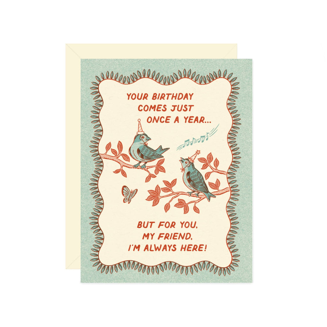 Birthday Bird Friends Card