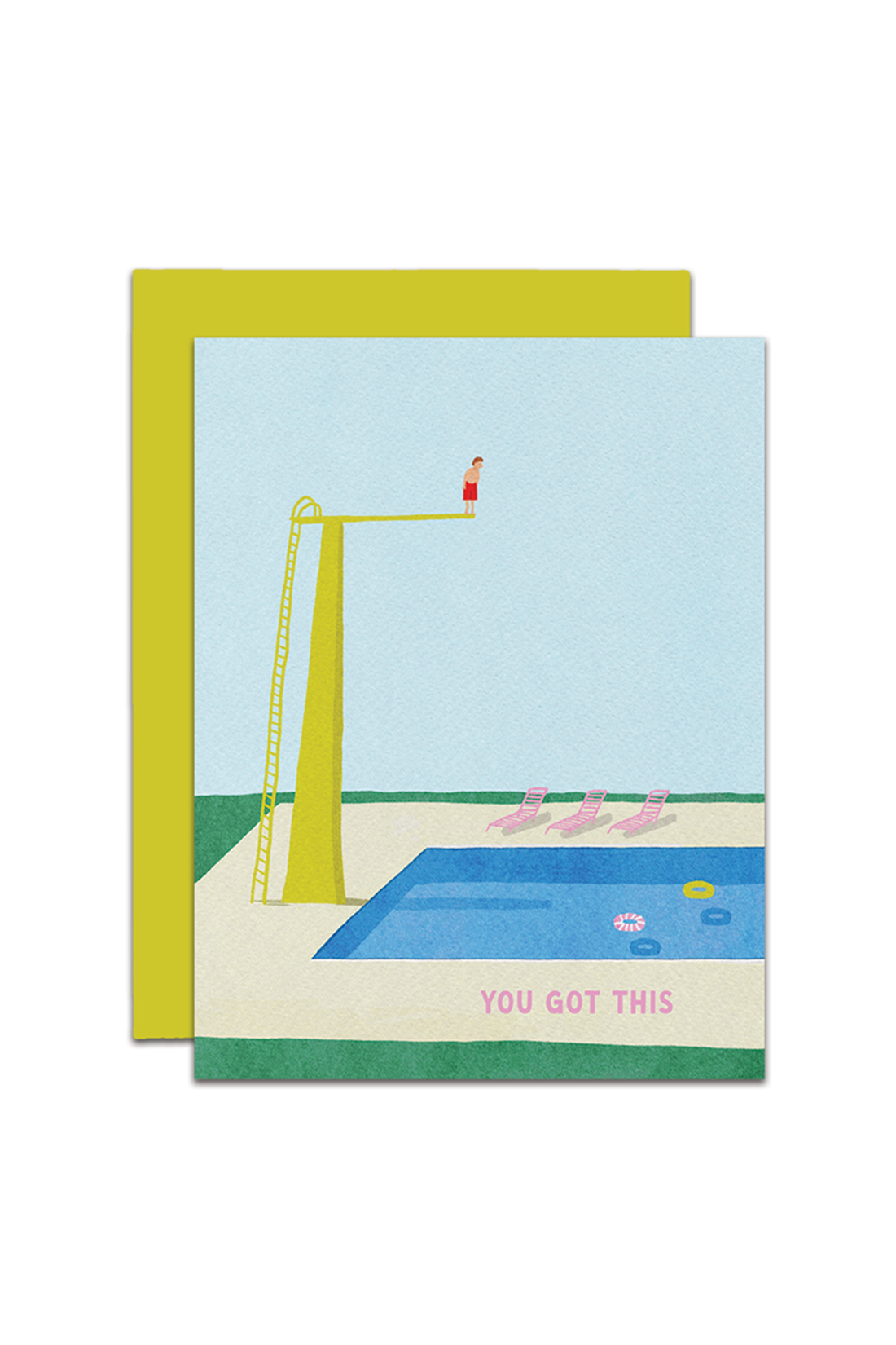 Poolside Panic Card