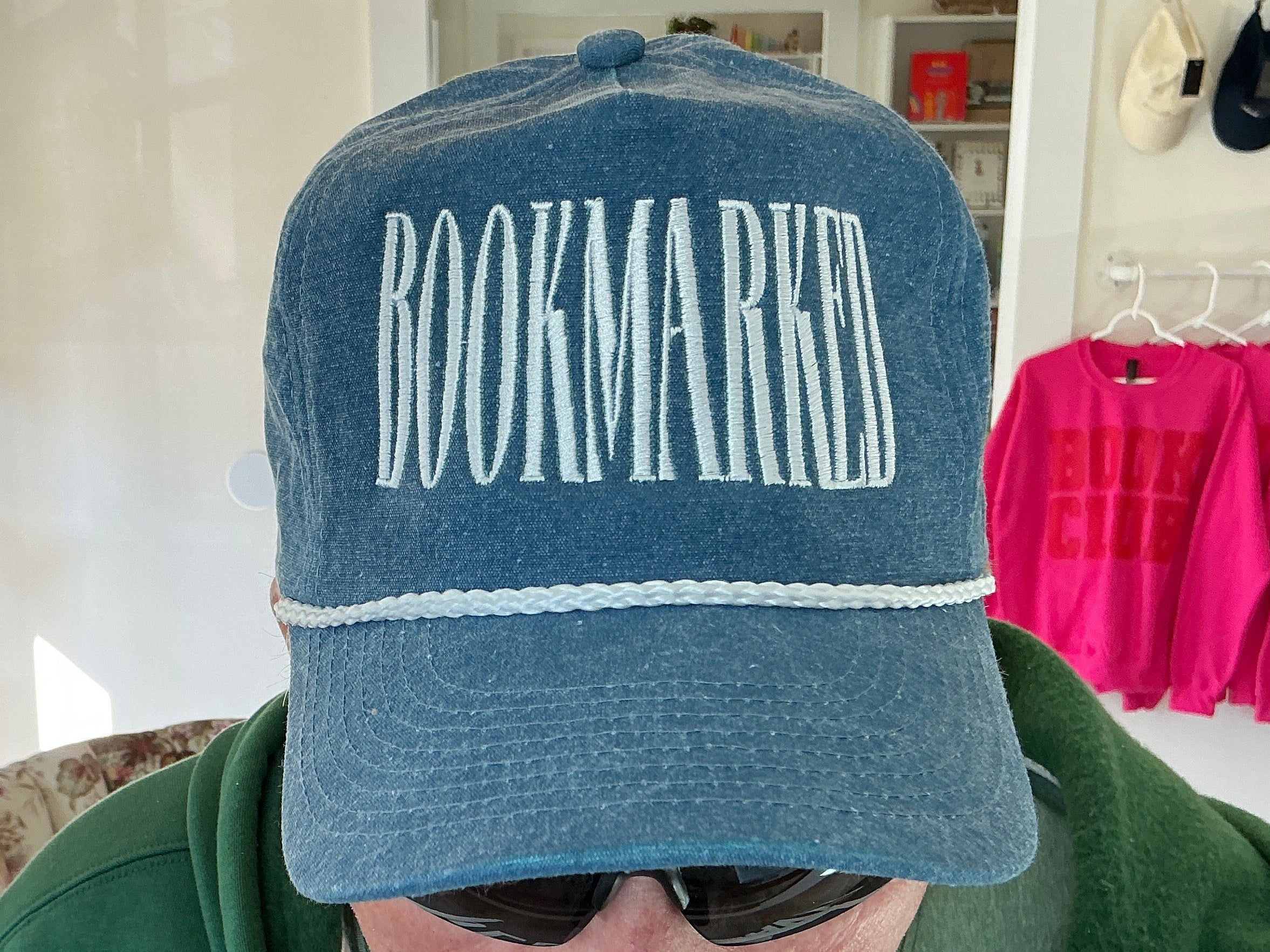 Bookmarked Embroidered Baseball Hat