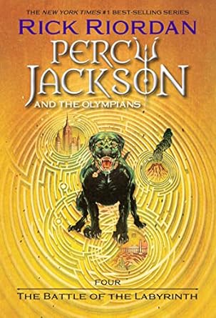 Percy Jackson and The Oylmpians in Battle of The Labyrinth by Rick Riordan (Book 4)