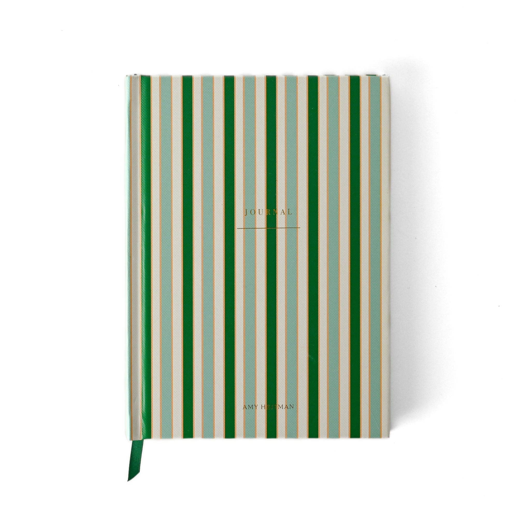 Amy Heitman: Everyday Striped Hardcover Journal