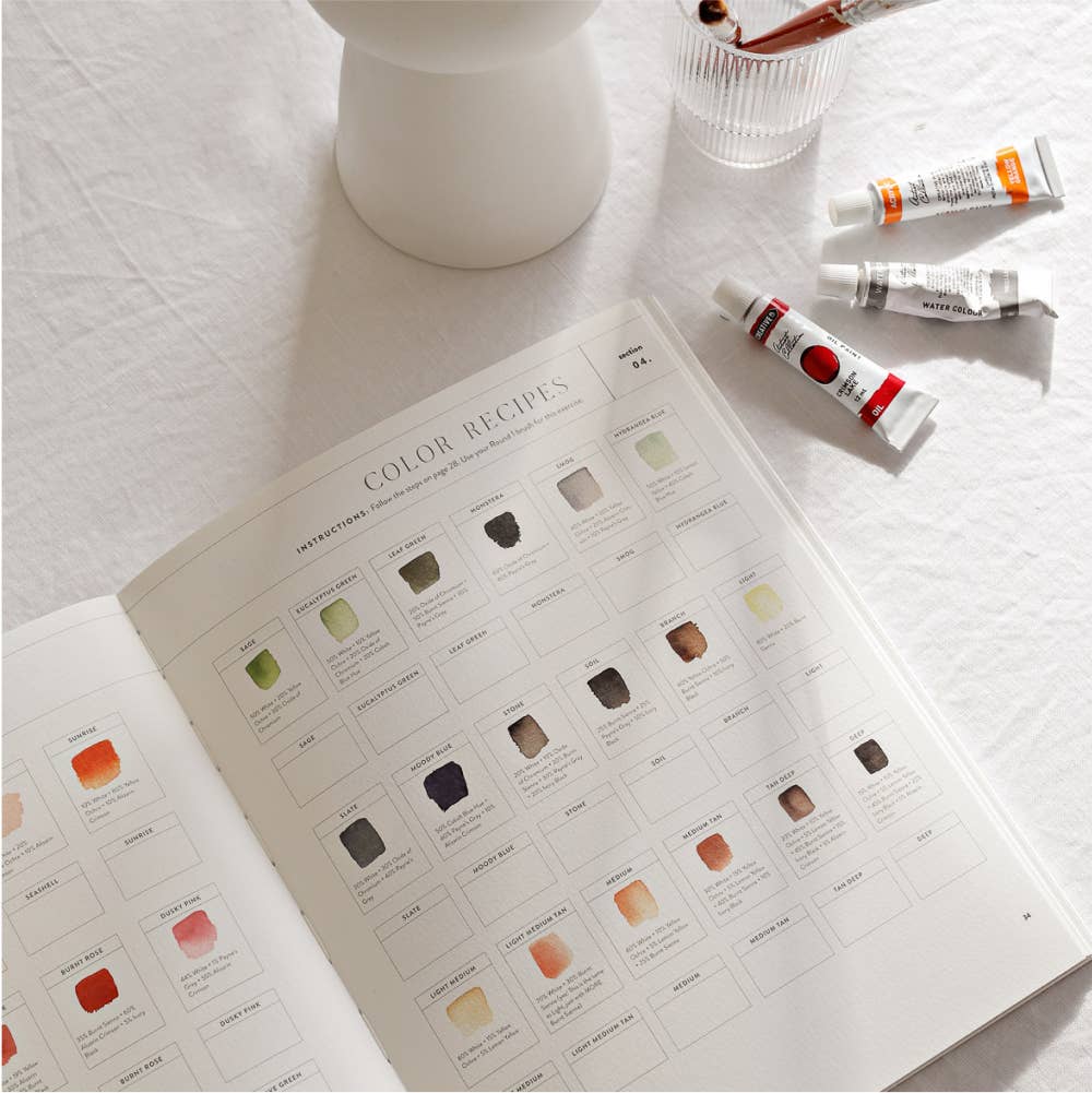 Watercolor Workbook: 25 Beginner Botanical Projects on Premium Watercolor Paper