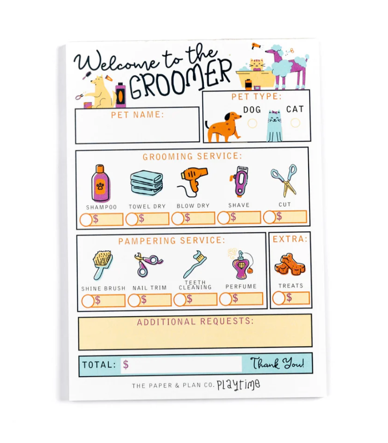 Kids Playtime Notepad™ - Groomer