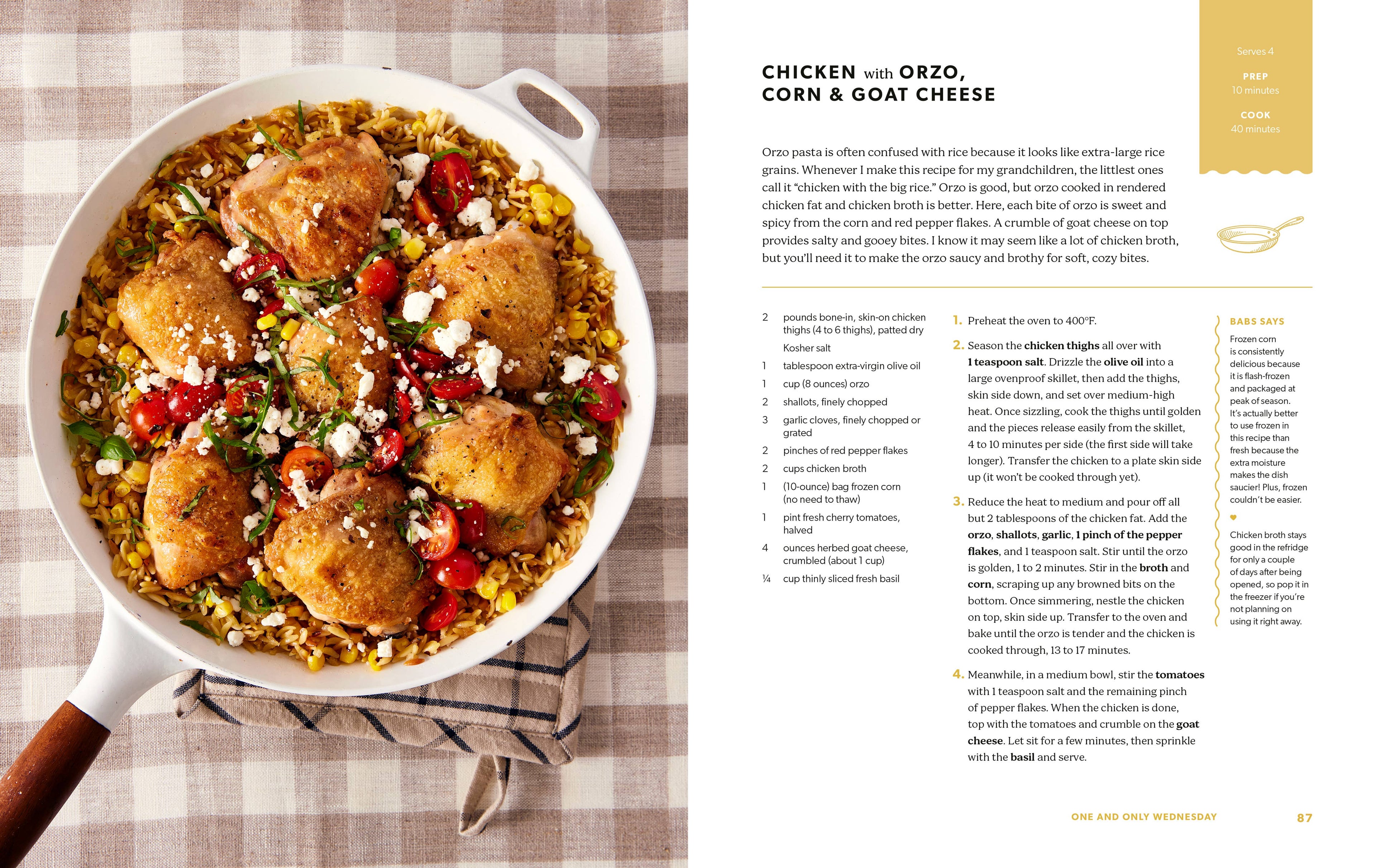 Every Day with Babs: 101 Family-Friendly Dinners for Every Day of the Week: A Cookbook by Barbara Costello