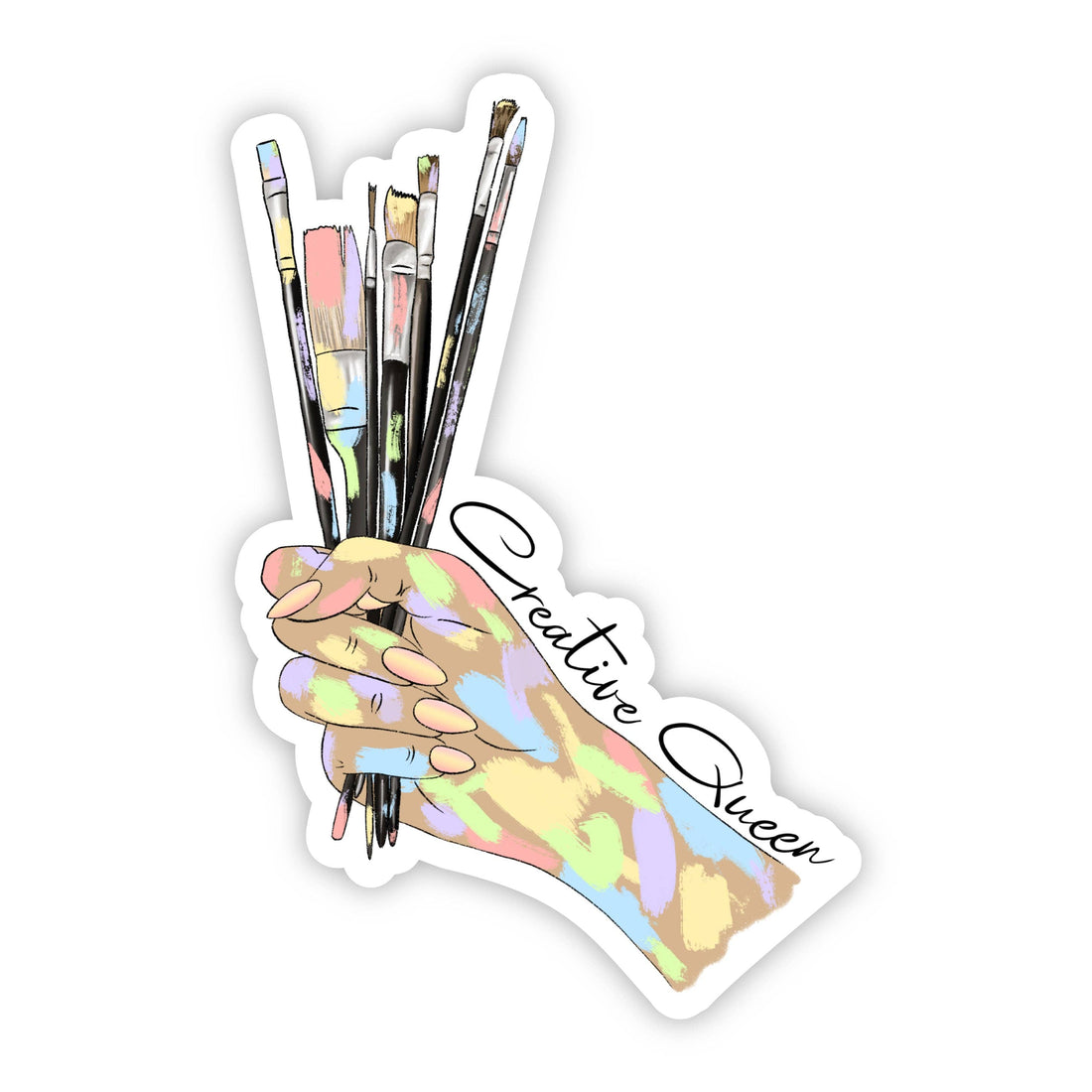 Creative Queen Artist Sticker