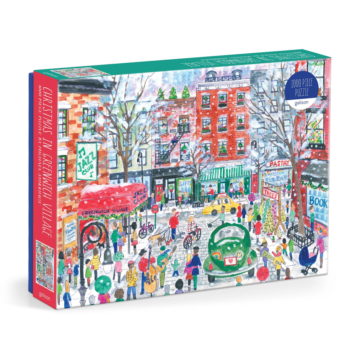 Galison: Michael Storrings Christmas in Greenwich Village 1000 Piece Puzzle