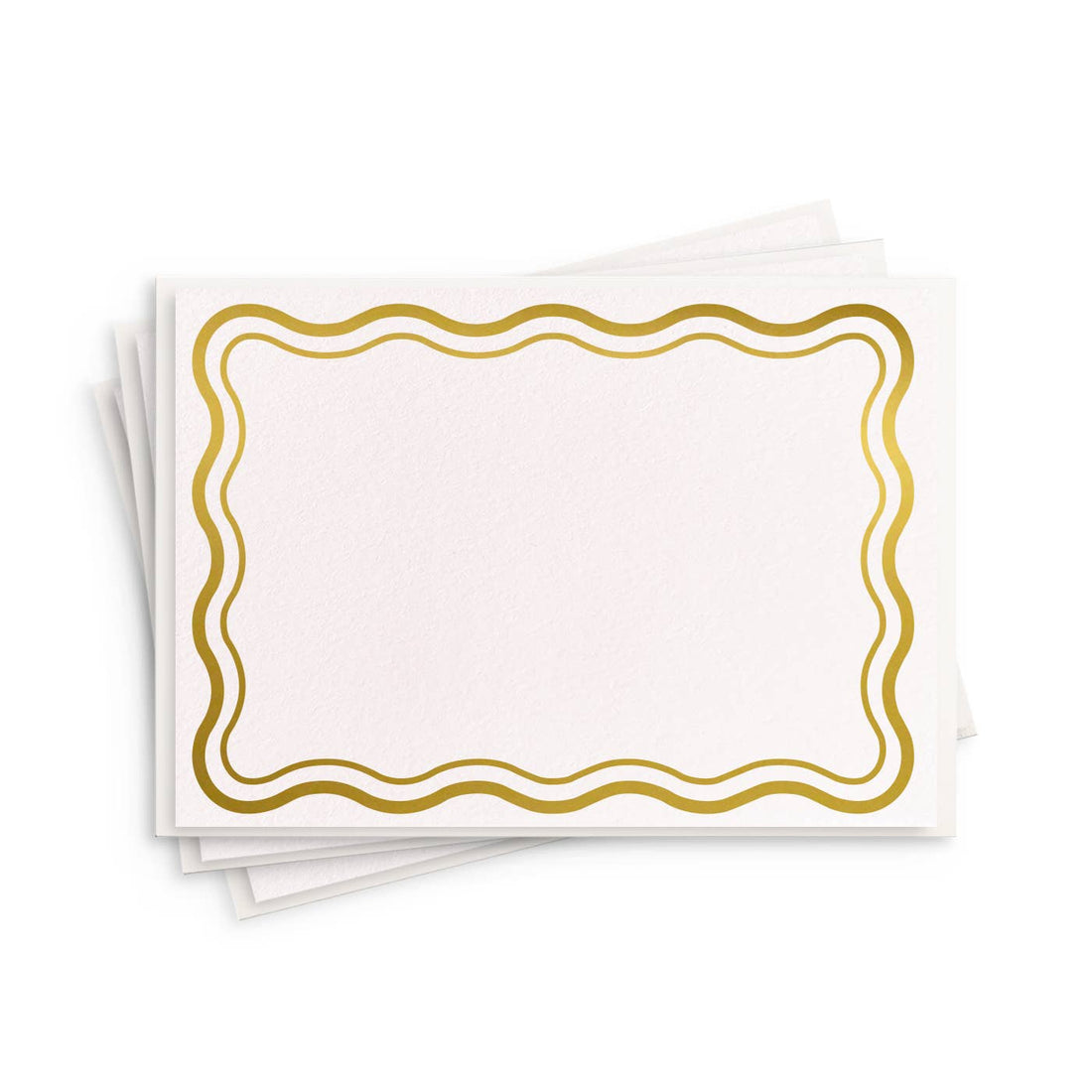 Gold Foil Wave - Stationery Set