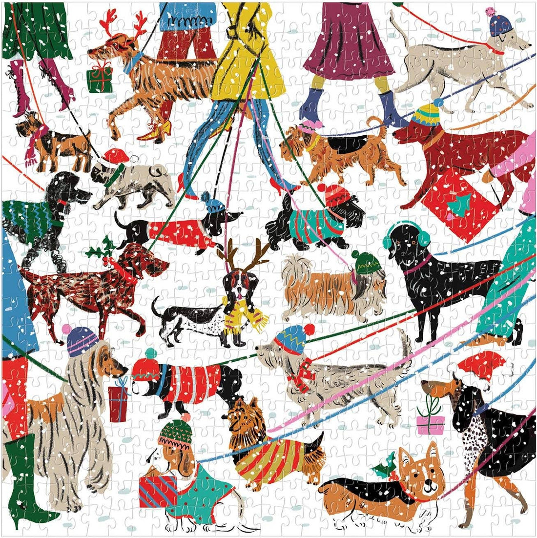 Galison: Winter Dogs 500 Piece Puzzle