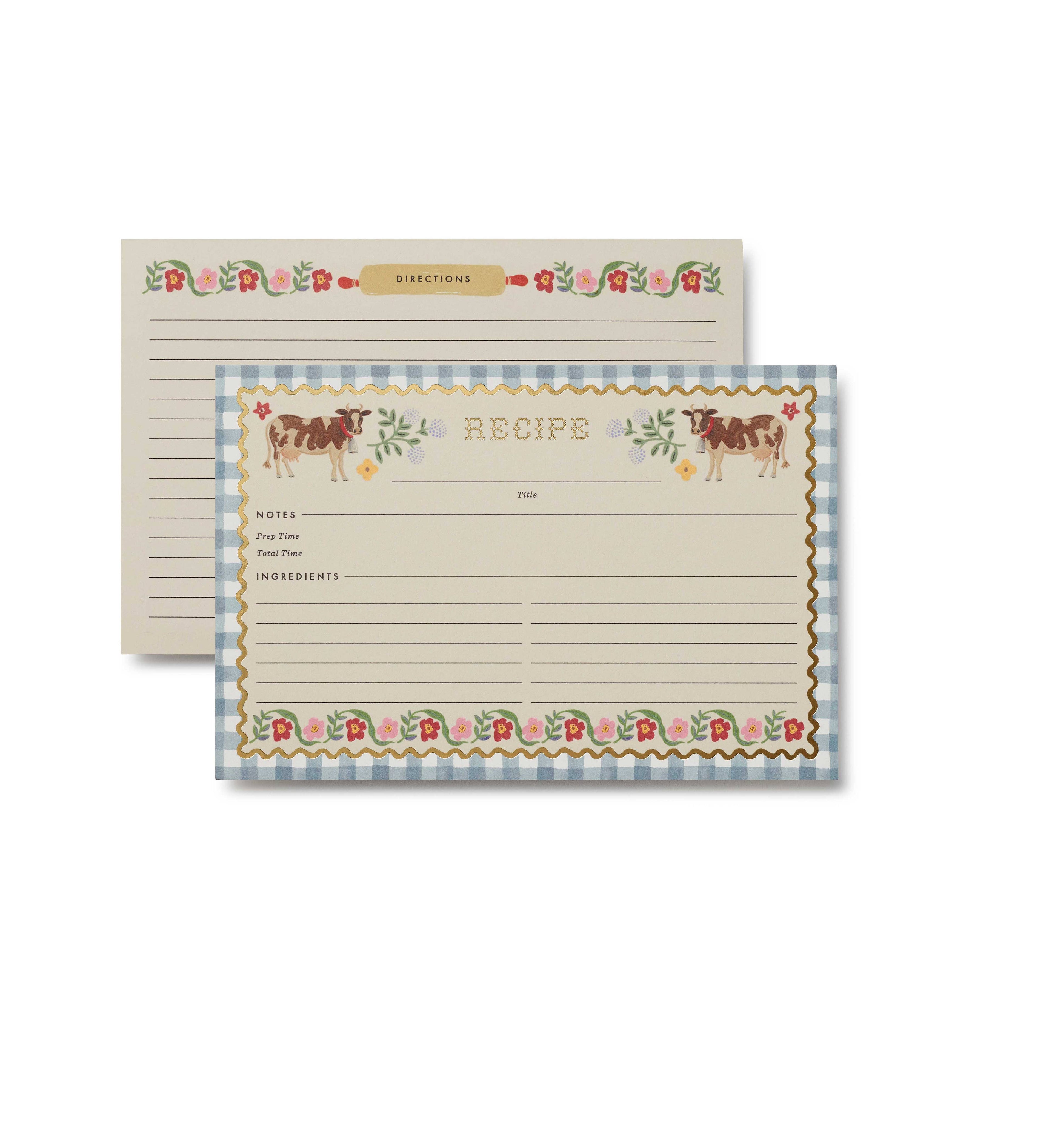 Rifle Paper: Set of 12 Home Sweet Home Recipe Cards