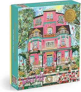 Galison: Joy LaForme Capeside Victorian – 1000 Piece Foil Puzzle