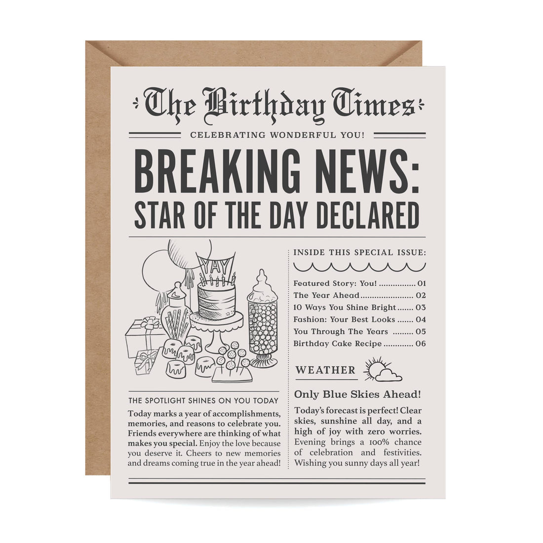 The Birthday Times Card