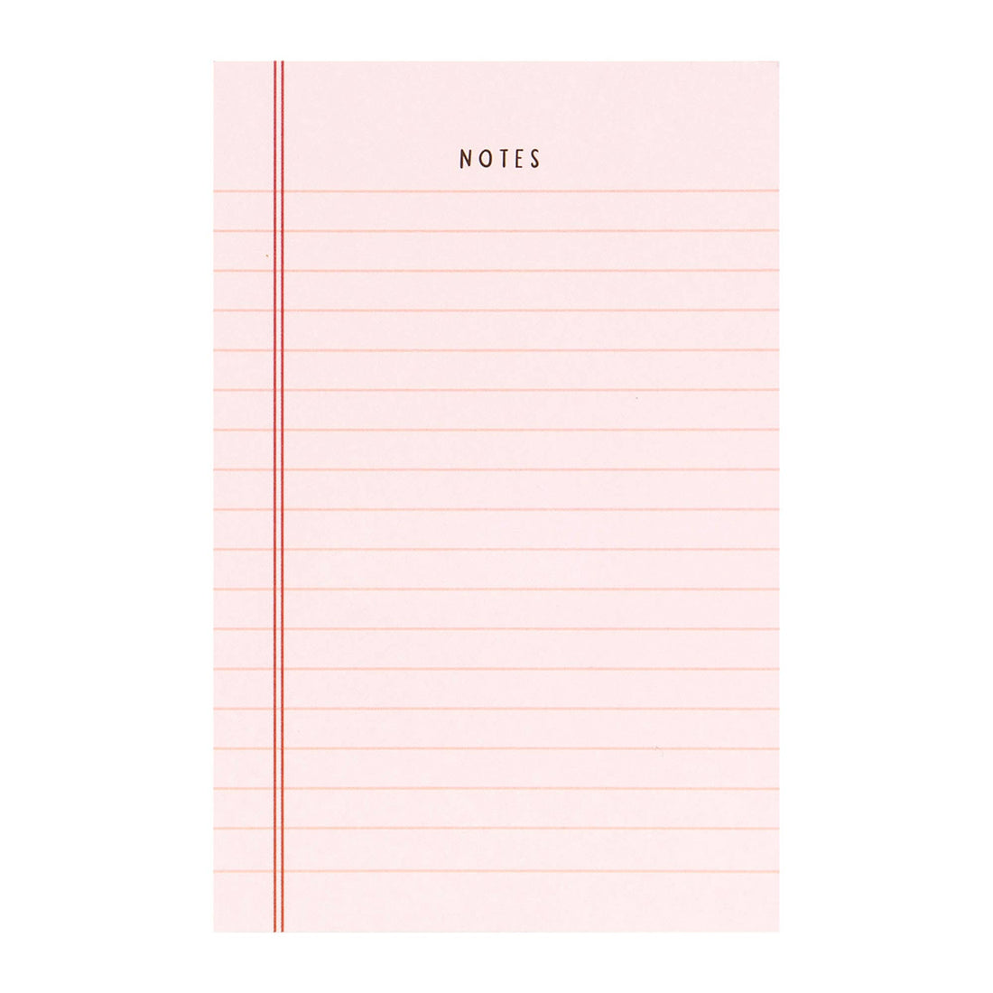 Pink Notes 4x6 Notepad