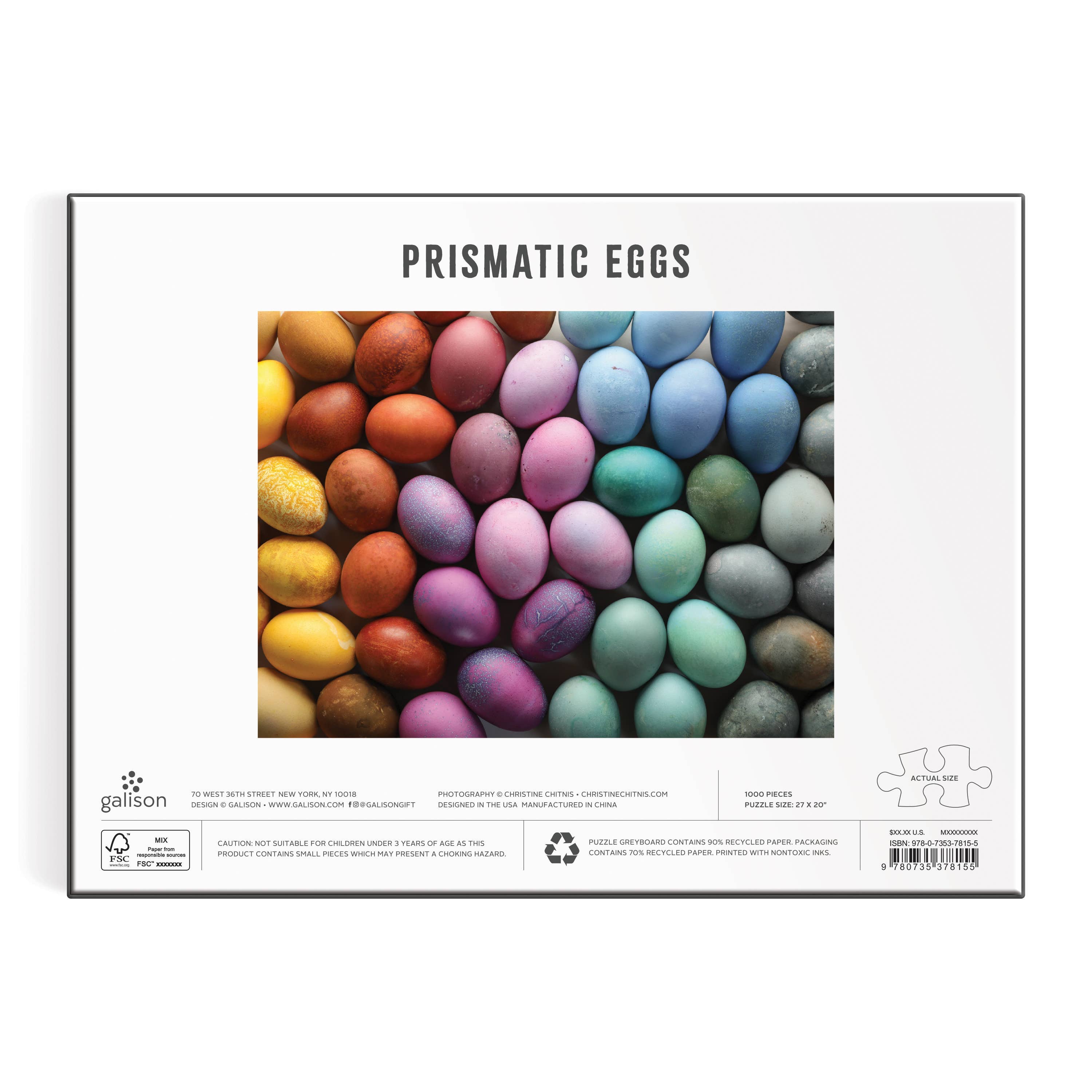 Prismatic Eggs 1000 Piece Puzzle