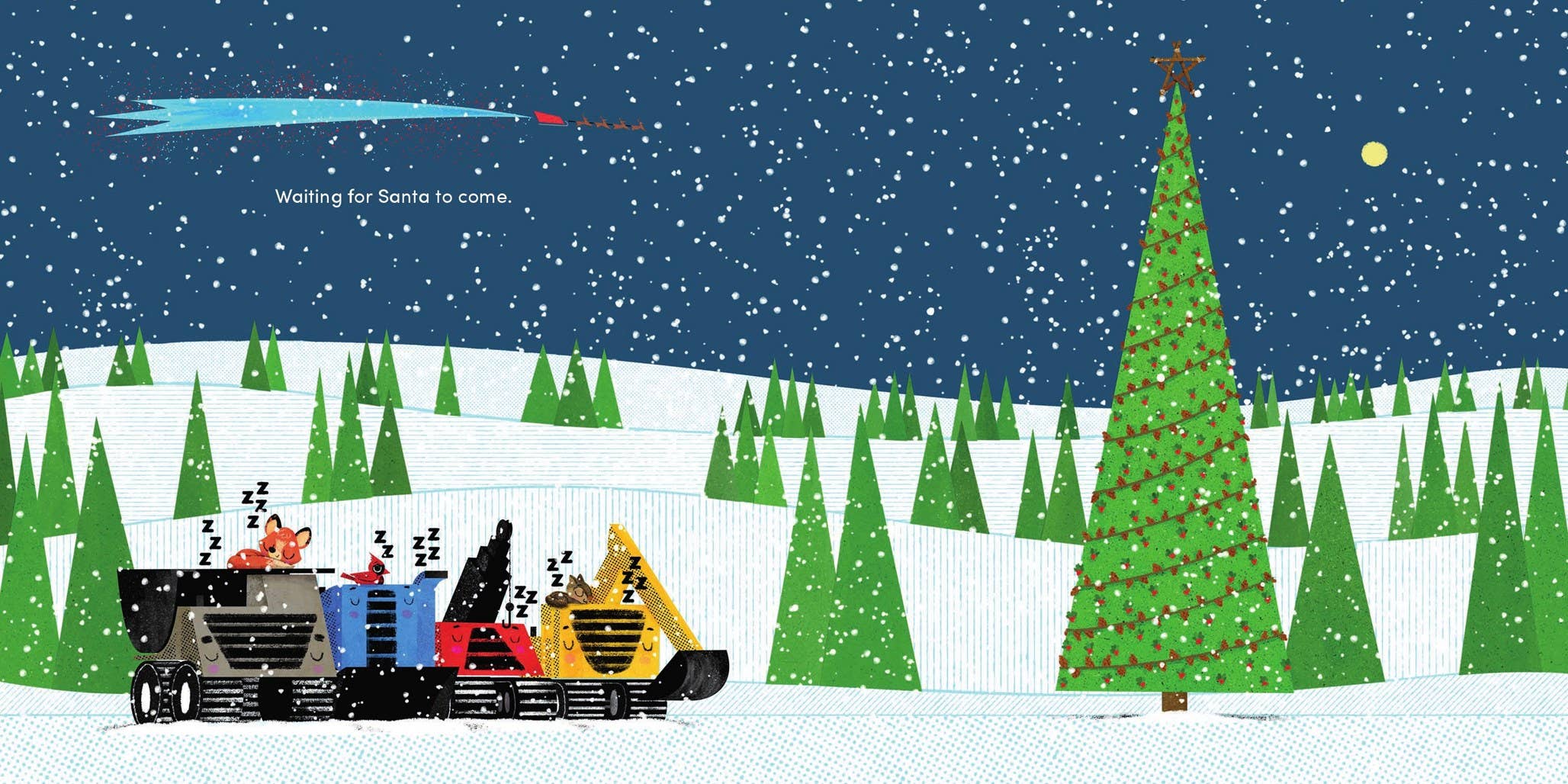 The Digger and the Christmas Tree by Joseph Kuefler