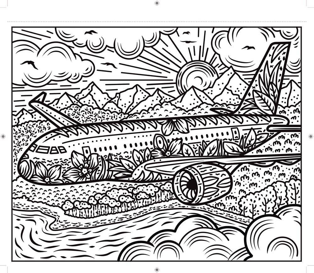 Usborne: Planes and Helicopters Magic Painting Book