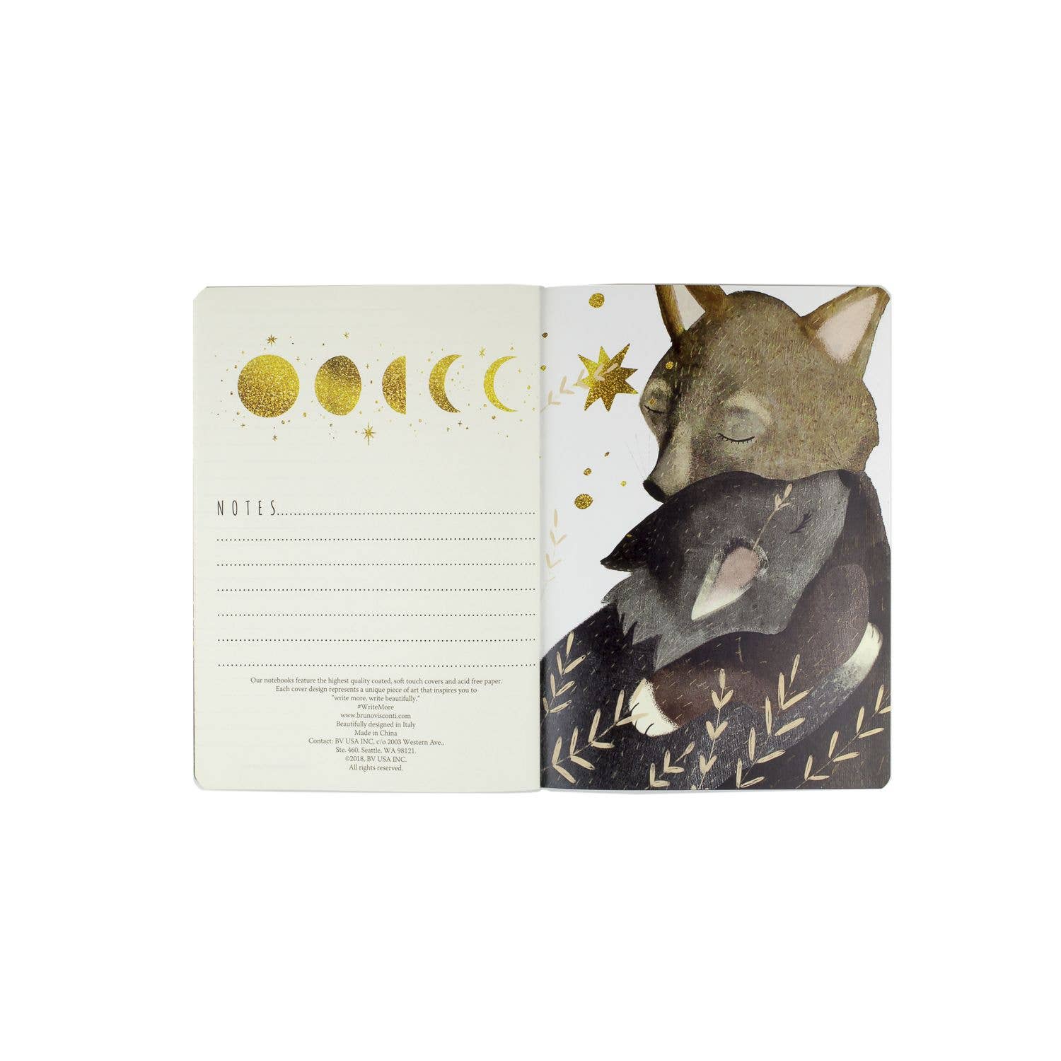 Bruno Visconti The Wolf Cub and the Moon Notebook