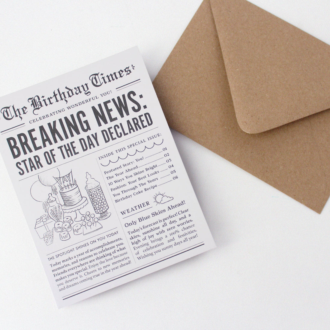 The Birthday Times Card