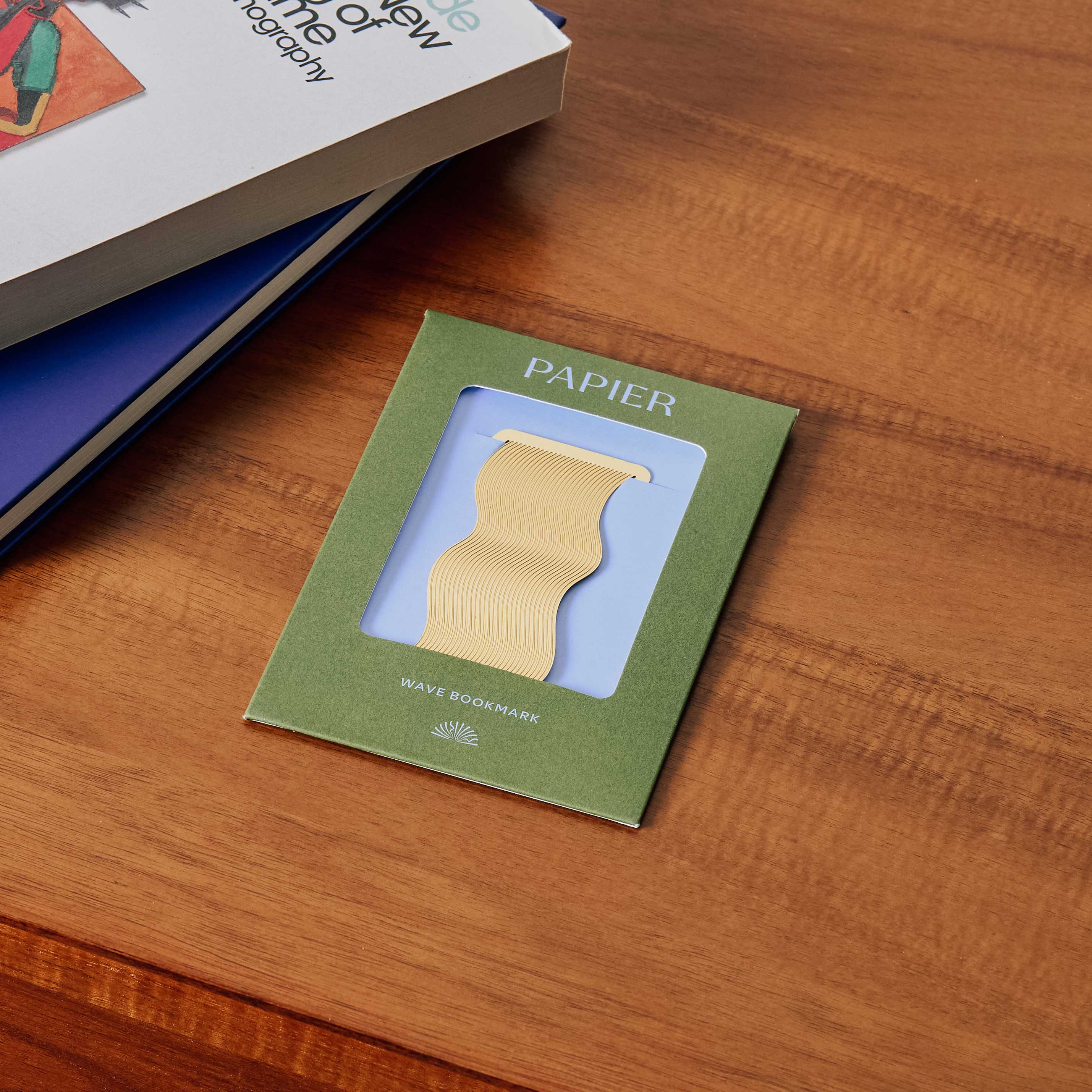 Wave Brass Bookmark