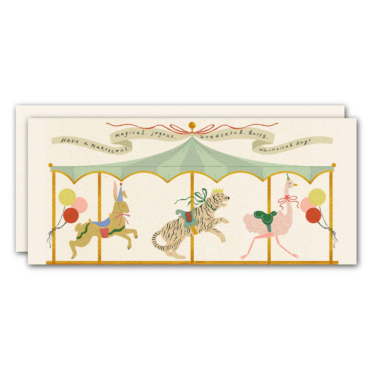 Carousel Marvelous, Magical Wonderful Birthday Card