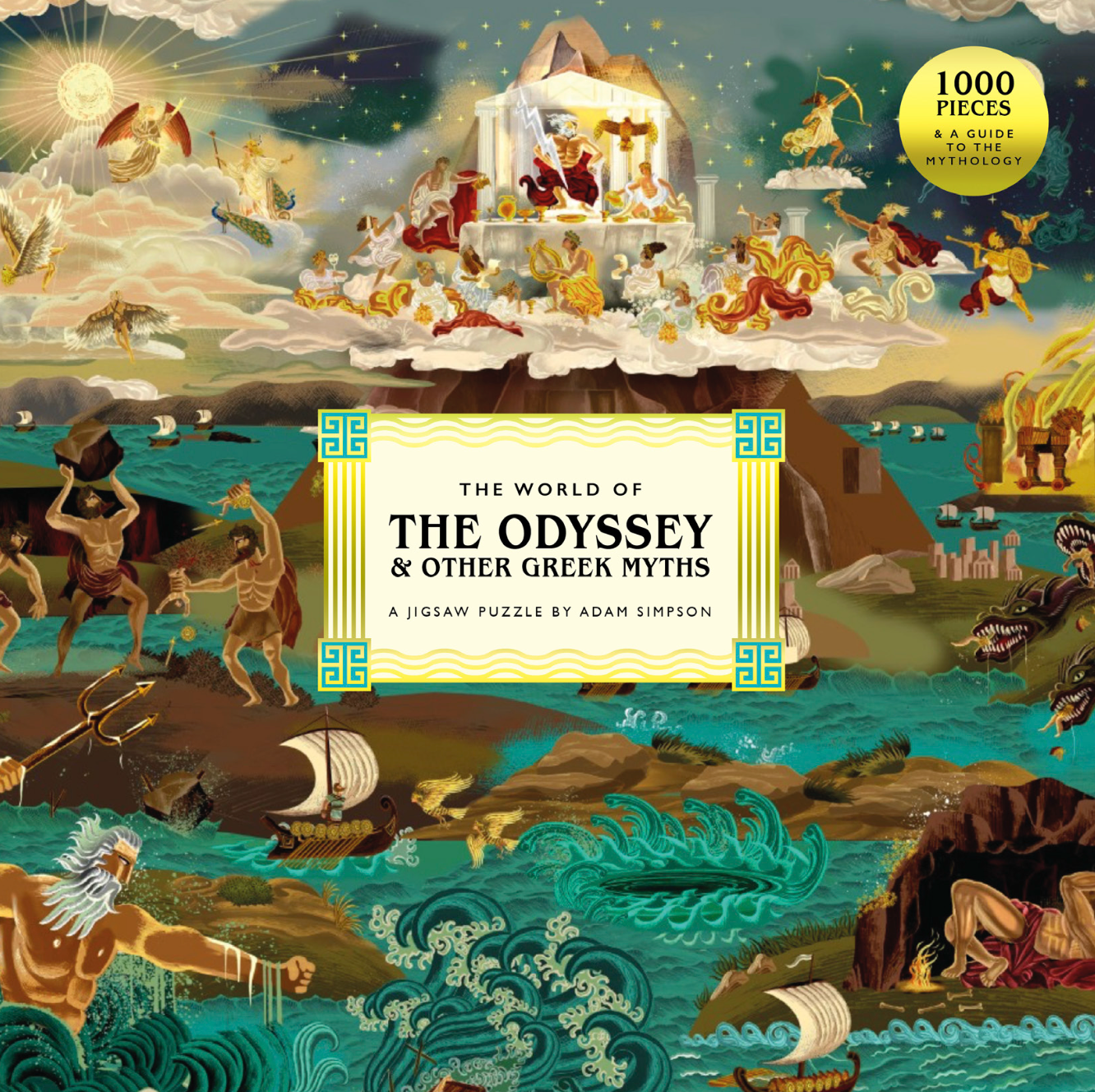 Laurence King: The World of the Odyssey & Other Greek Myths 1000 Piece Puzzle