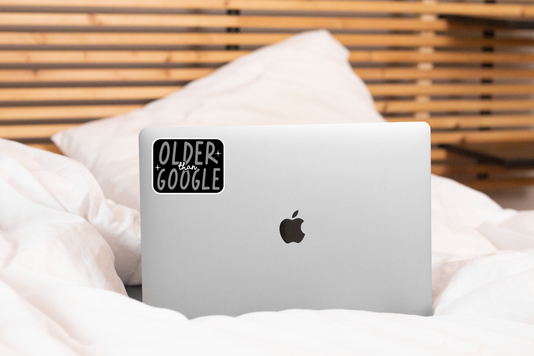 Older Than Google Sticker