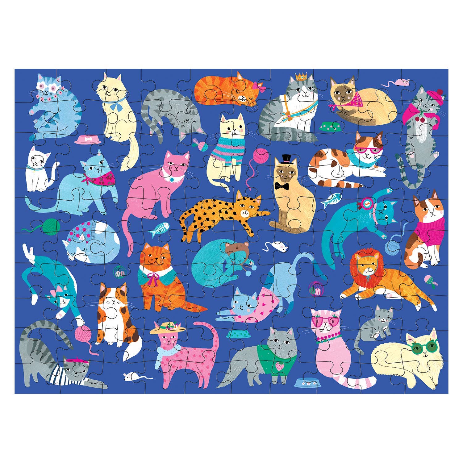 Mudpuppy: Cats & Dogs 100 Piece Double-Sided Puzzle