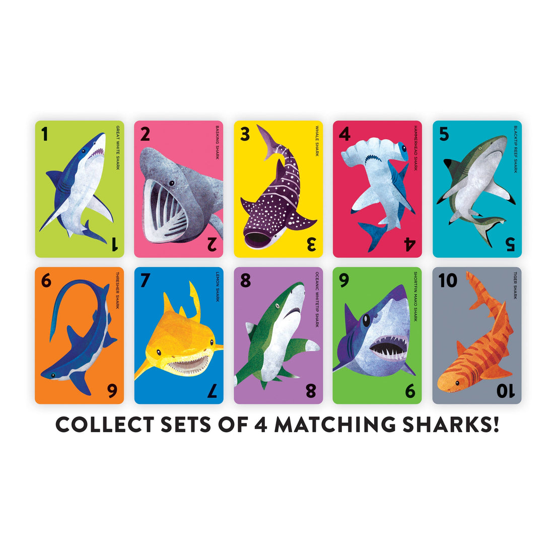 Mudpuppy: Go Shark! A Go Fish Card Game