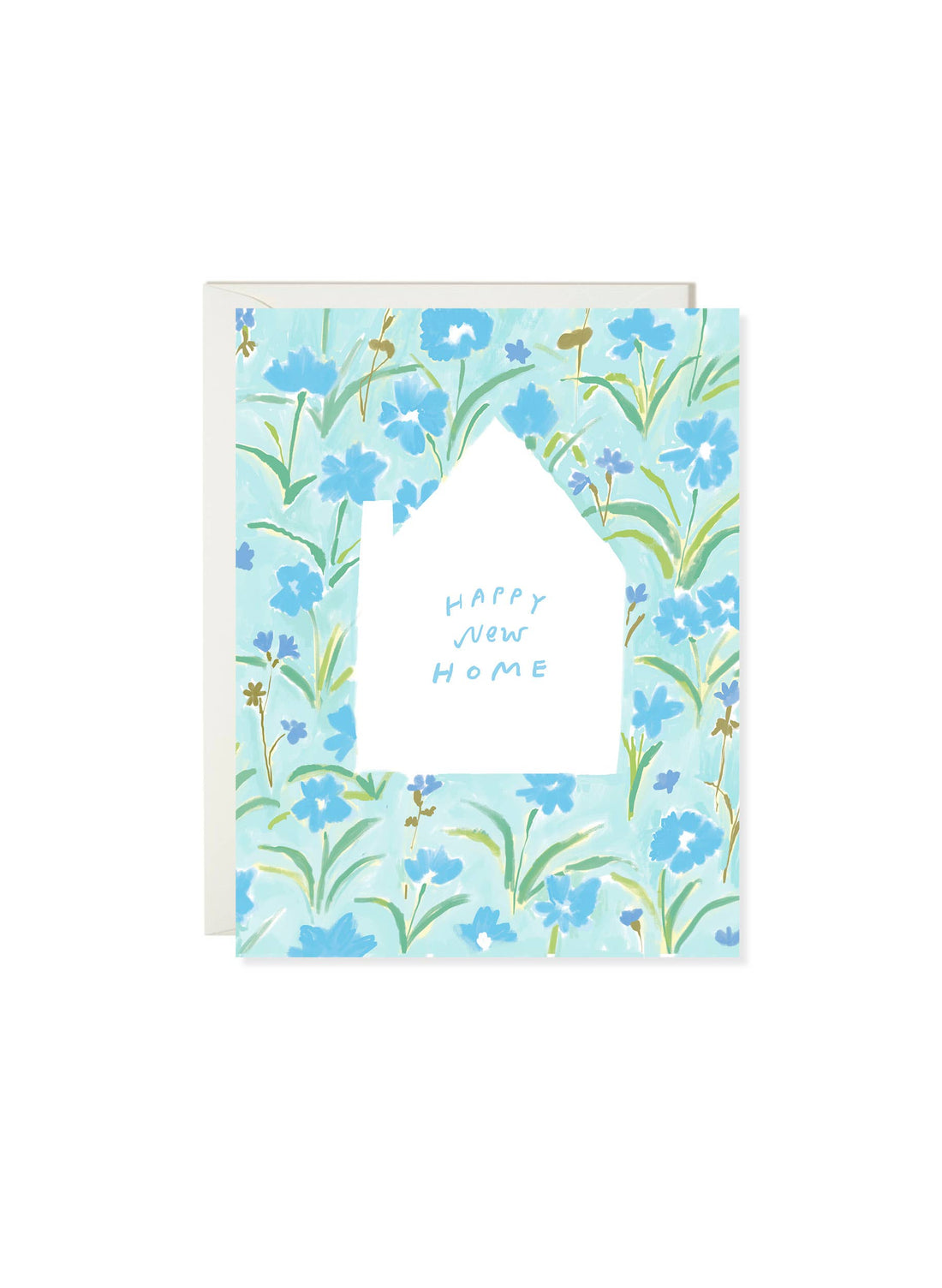 Happy New Home in Florals Card
