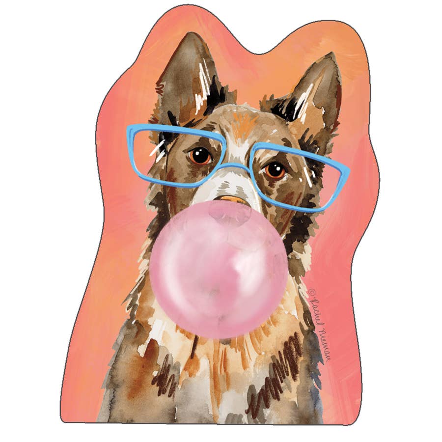 Puppy Bubble Stickers