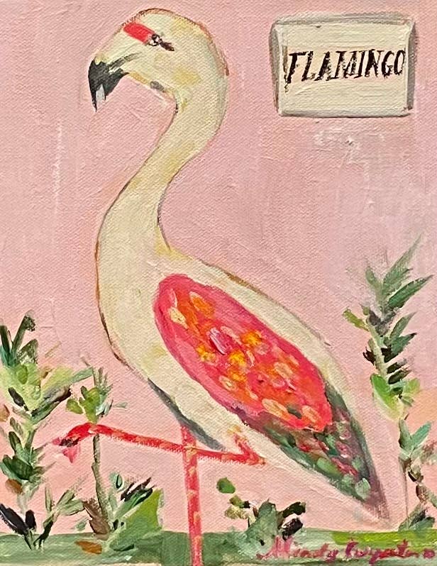 Flamingo Postcard