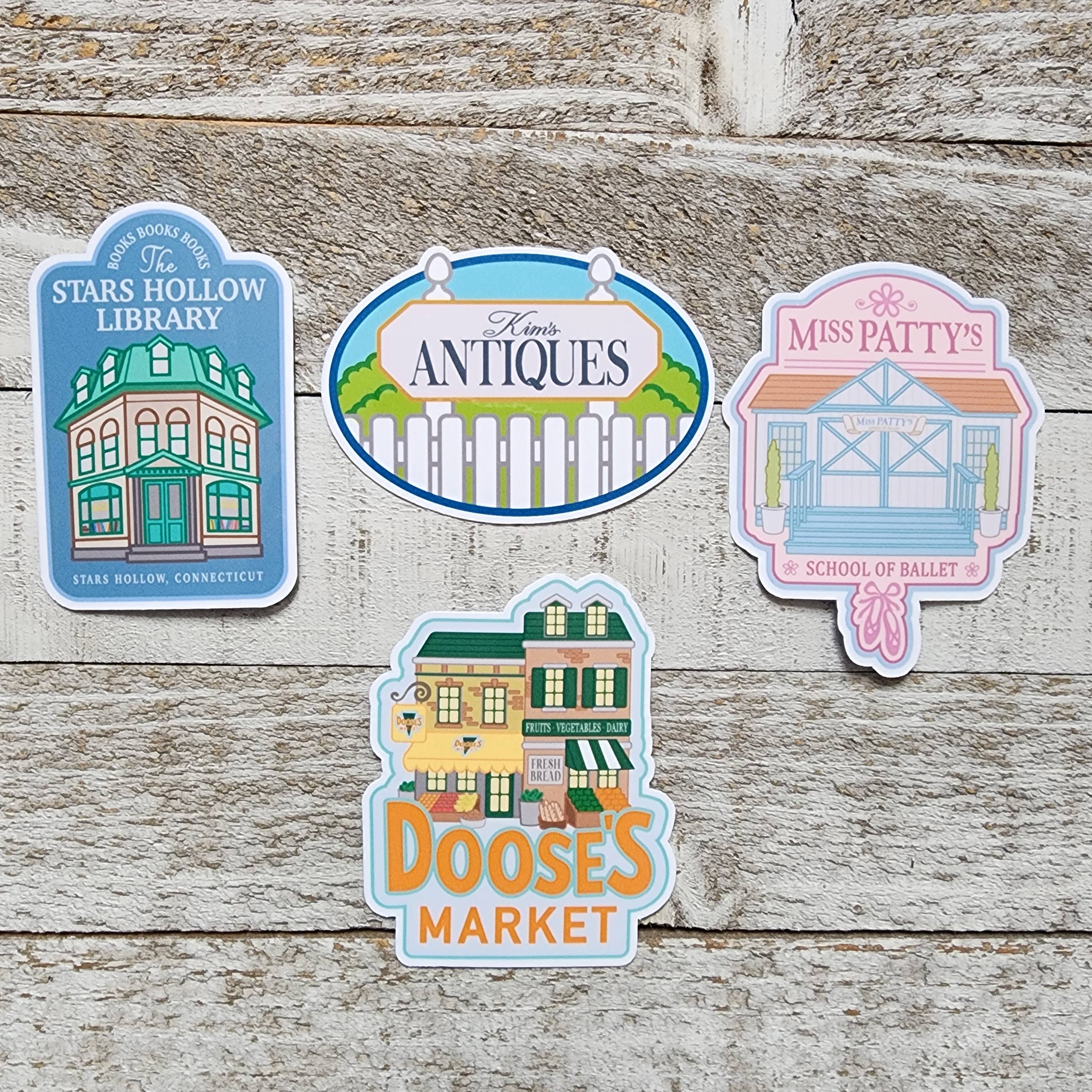 Stars Hollow Business Stickers
