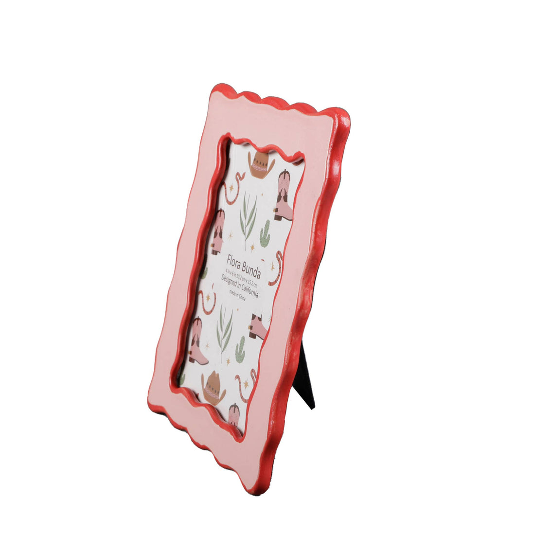 Scallop Edge 4x6 with Sideline Ceramic Frame