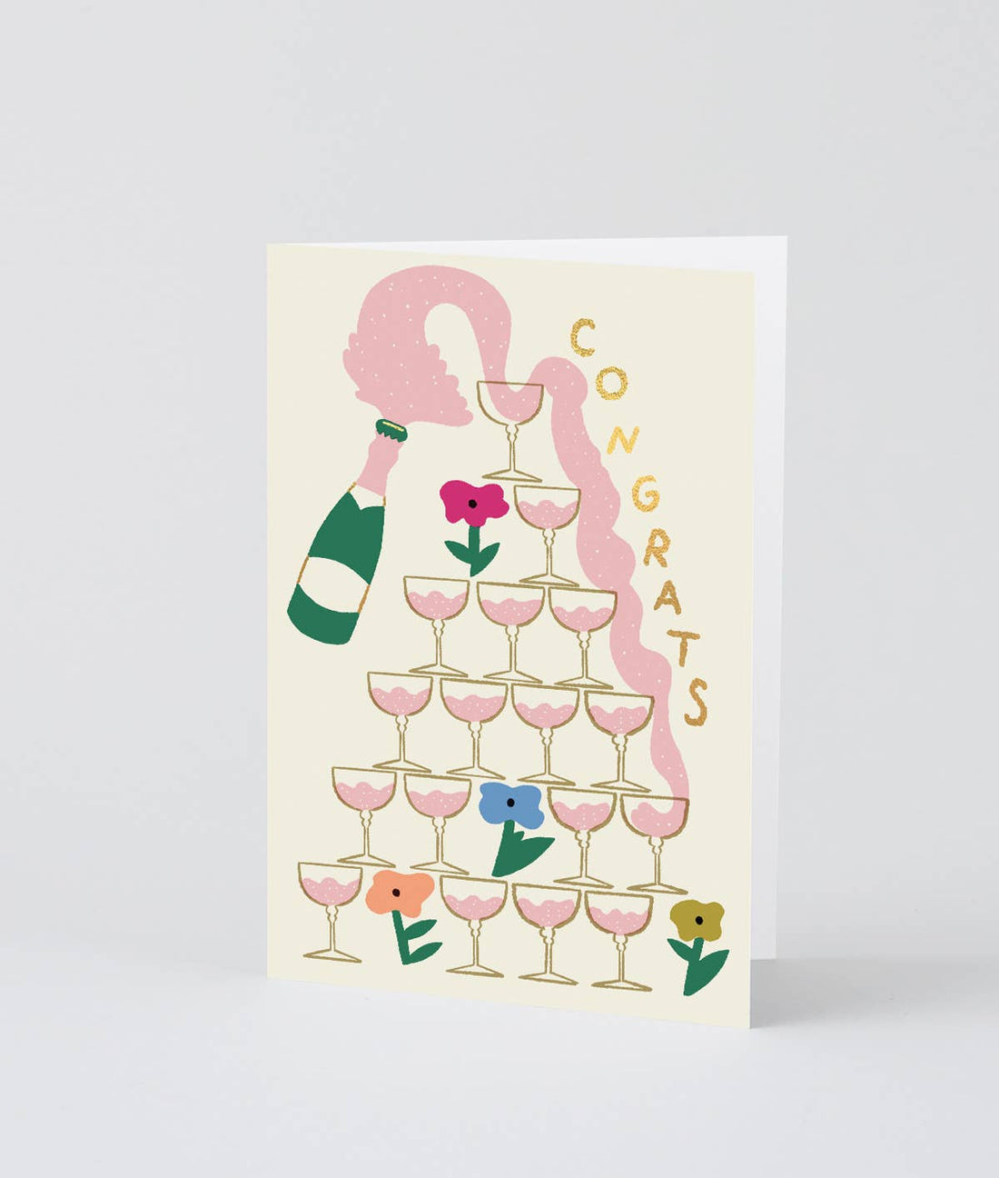 Congrats Champagne Card