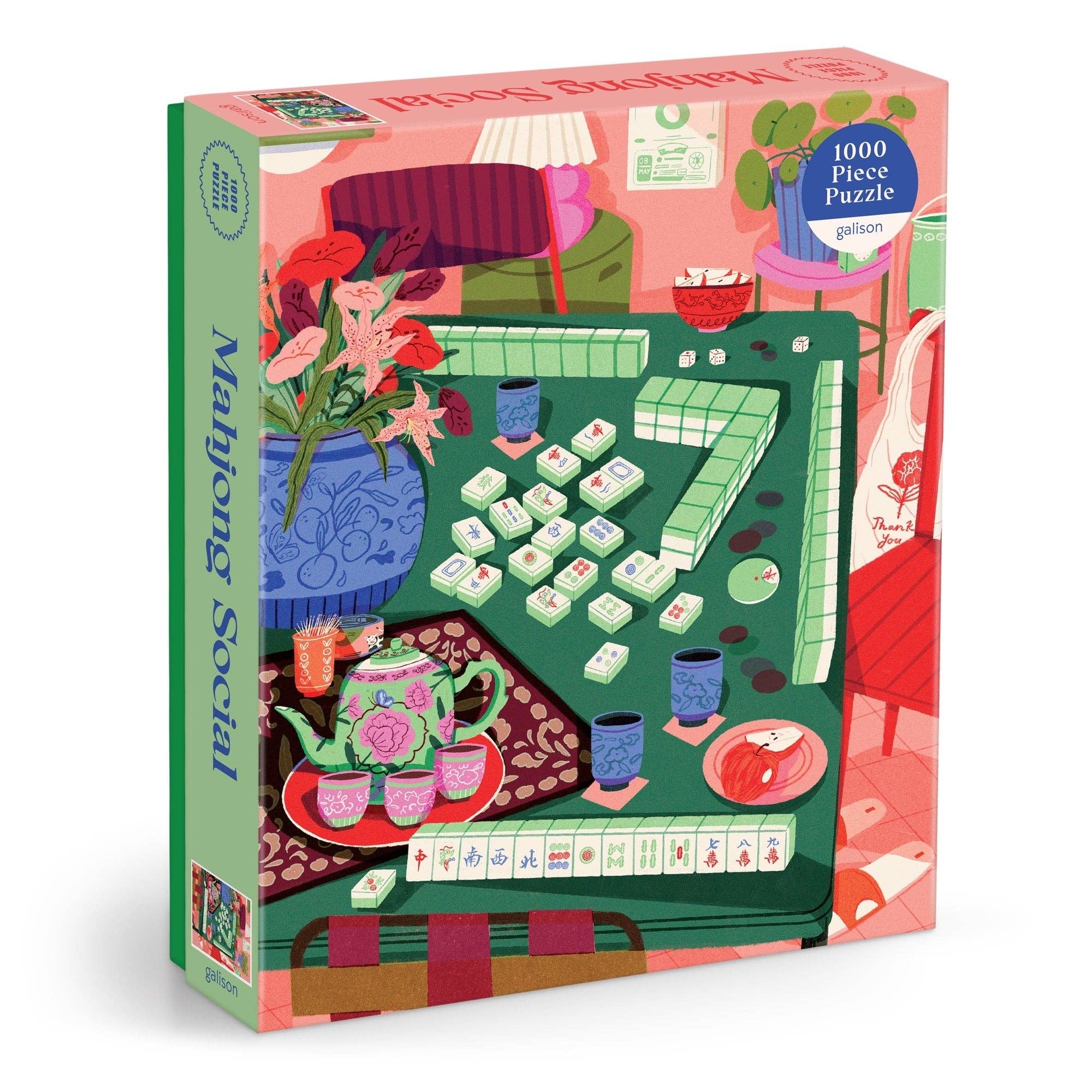 Galison: Mahjong Social 1000 Piece Puzzle