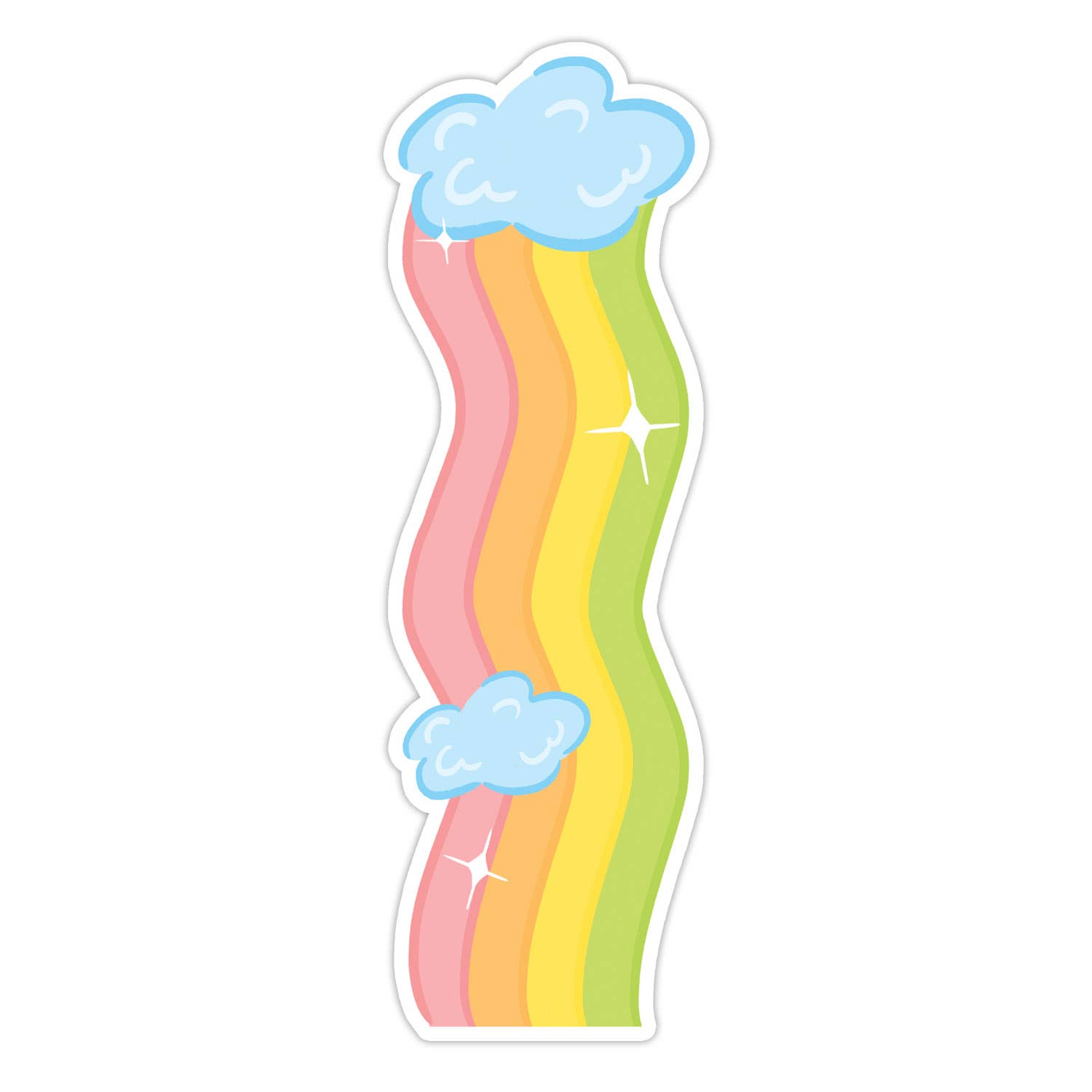 Bloomwolf Studio: Rainbow and Cloud Bookmark