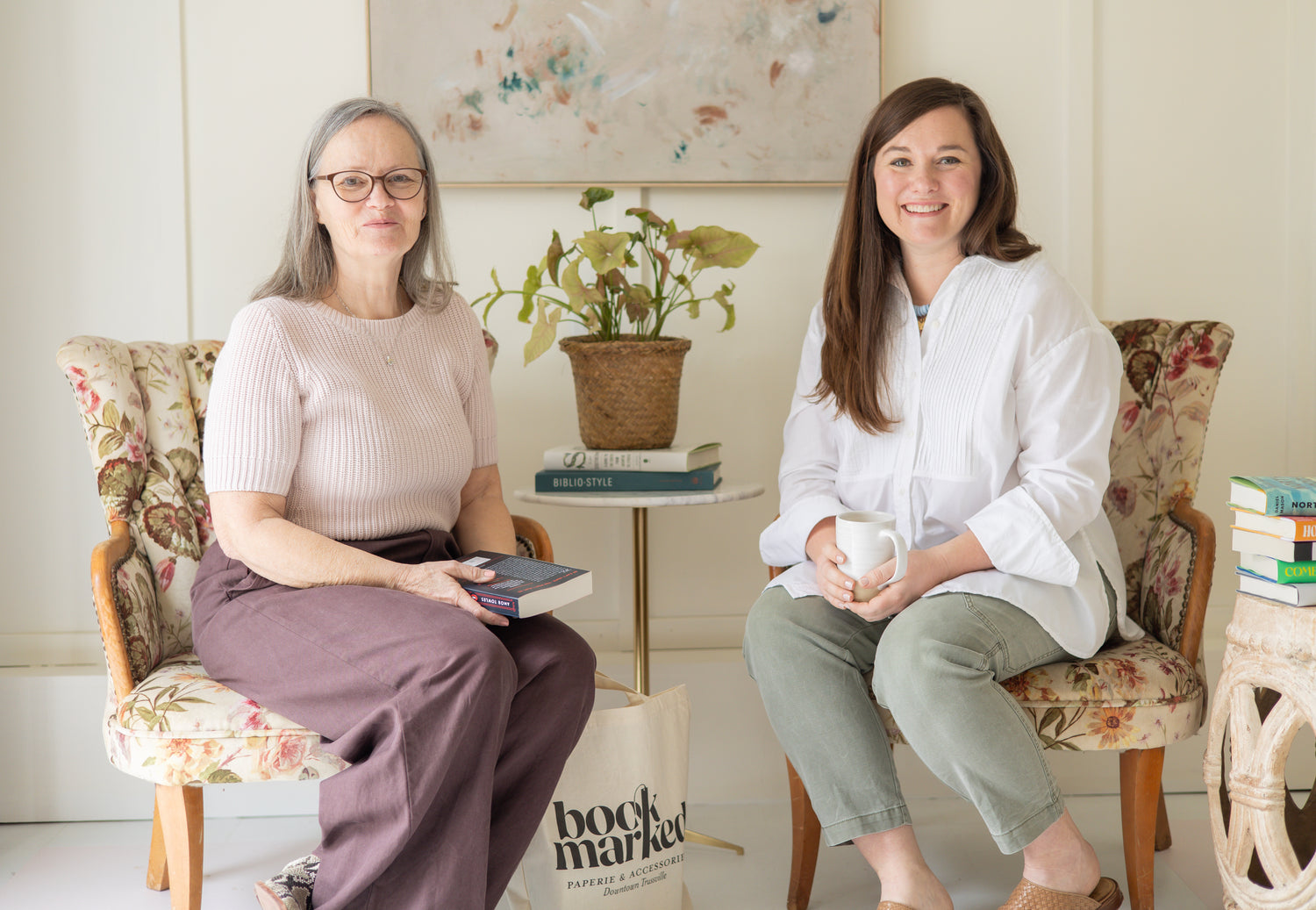 meet mother/daughter owners dana + beth of bookmarked paperie in trussville, alabama