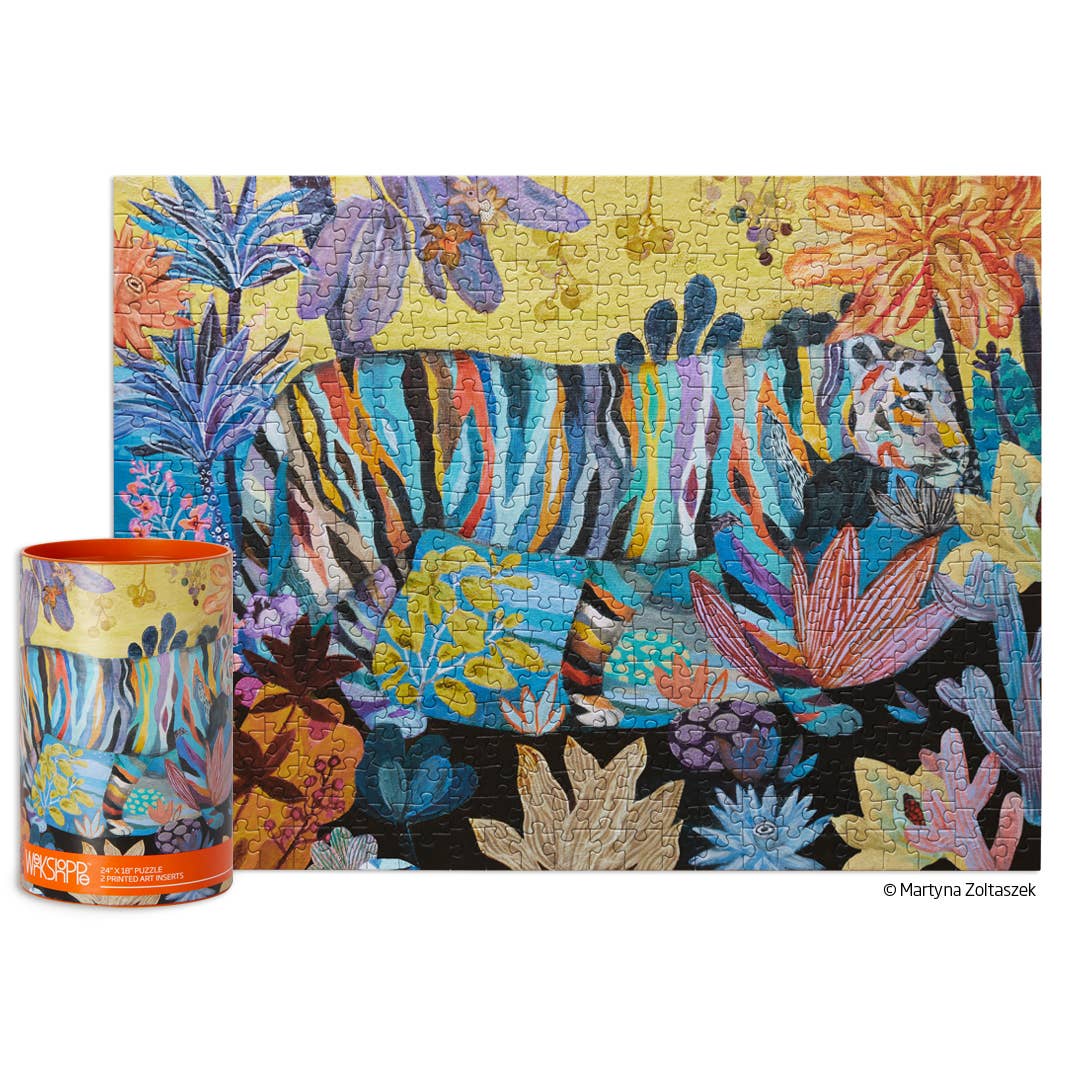 Striped Tiger by Werkshoppe | 500 Piece Puzzle