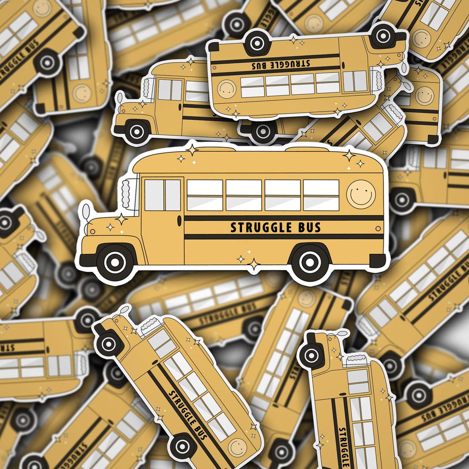 Struggle Bus Sticker