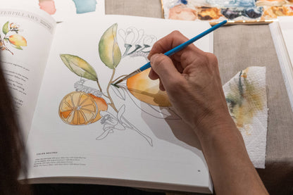 Watercolor Workbook 2: Flowers, Feathers, &amp; Animal Friends
