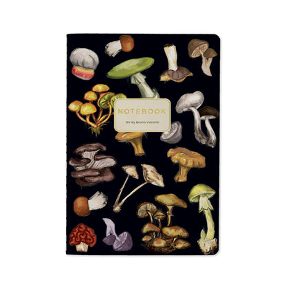 Bruno Visconti Mushrooms on Black 