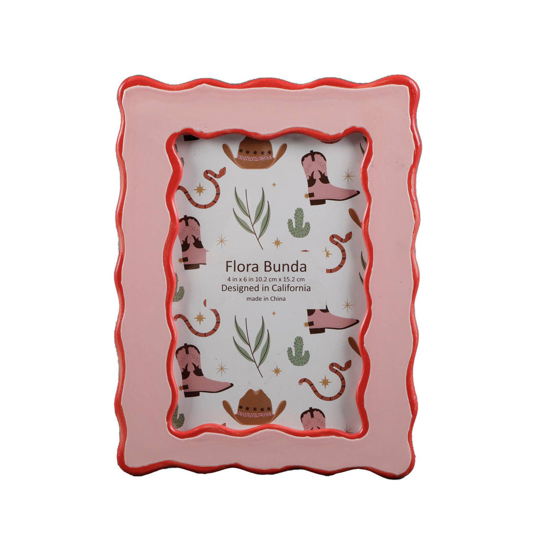 Scallop Edge 4x6 with Sideline Ceramic Frame