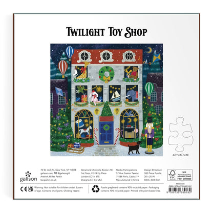 Galison: Twilight Toy Shop 500 Piece Foil Puzzle