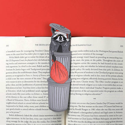 Humdrum: Naughty Christmas Raccoon Bookmark