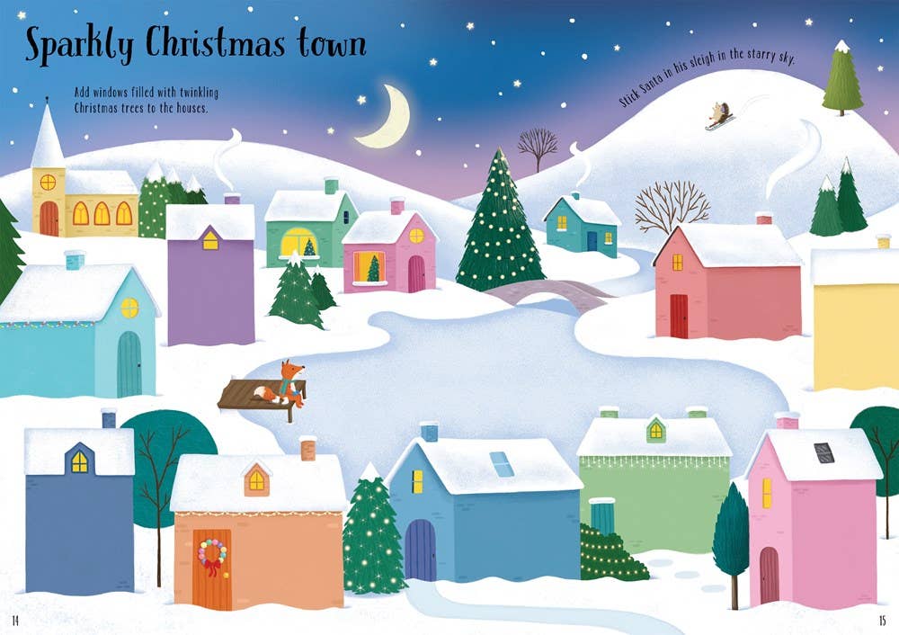Sparkly Christmas Trees: Usborne by Jessica Greenwell