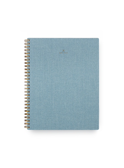 Appointed: The Notebook - Chambray Blue (Grid)