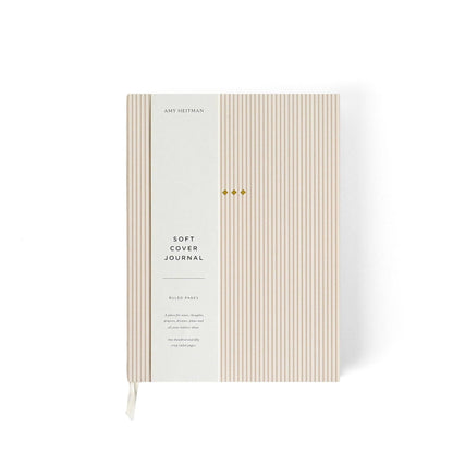 Neutral Stripe Soft Cover Journal