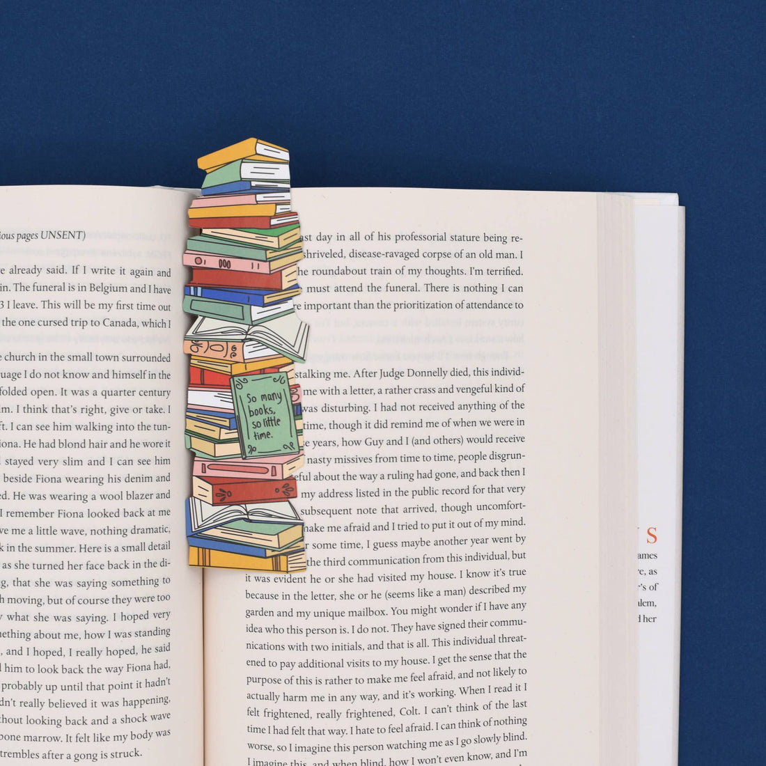 Humdrum: Stack of Books Bookmark