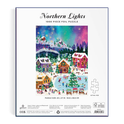 Galison: Joy Laforme Northern Lights 1000 Piece Foil Puzzle
