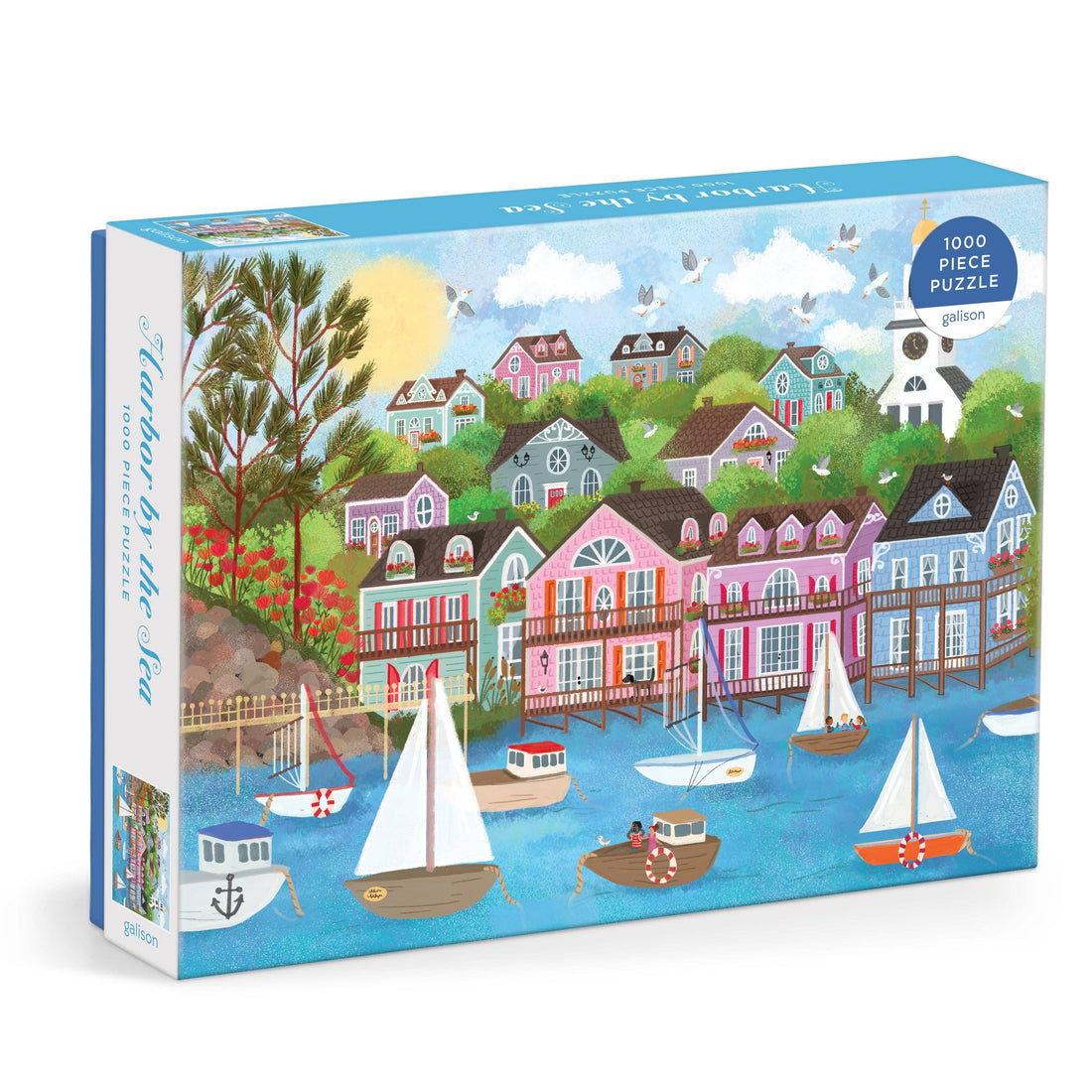 Galison: Joy Laforme Harbor by the Sea 1000 Piece Puzzle