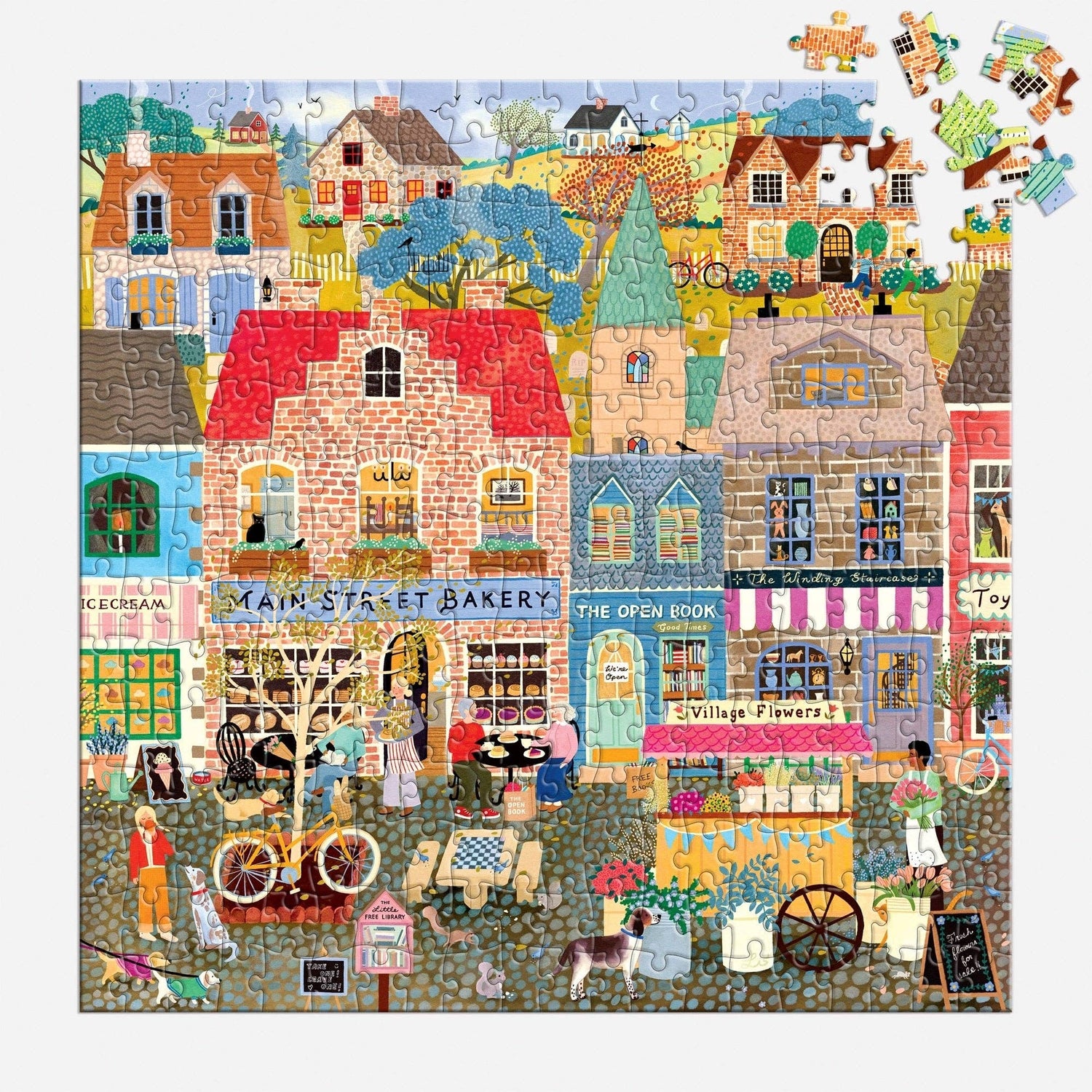 Galison: Main Street Morning 300 Piece Puzzle